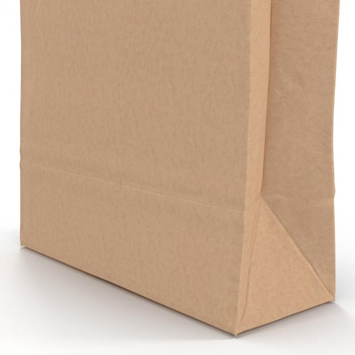 3D Fast Food Paper Bag 3