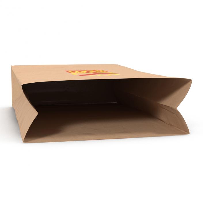 3D Fast Food Paper Bag 3 Mcdonalds