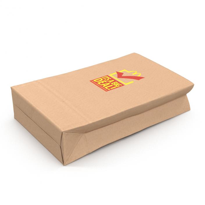 3D Fast Food Paper Bag 3 Mcdonalds