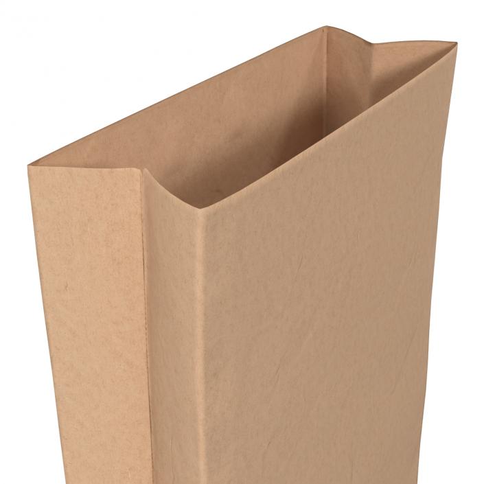 Fast Food Paper Bags Set 3D model