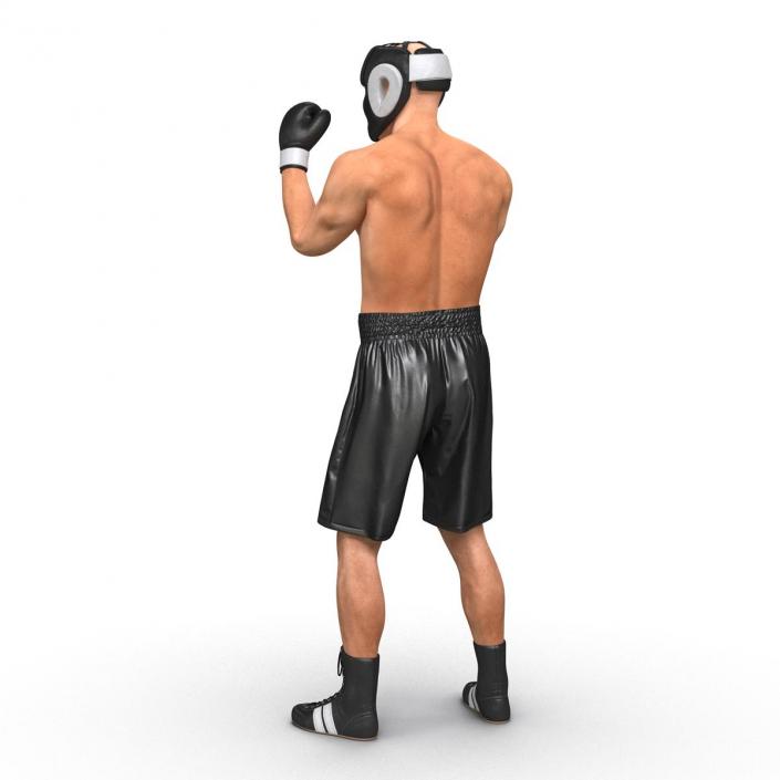 Adult Boxer Man Pose 2 3D