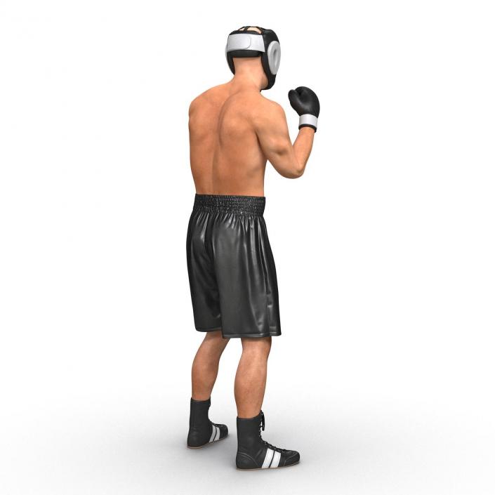 Adult Boxer Man Pose 2 3D