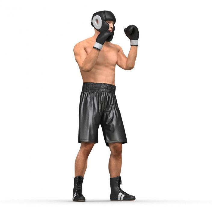 Adult Boxer Man Pose 2 3D