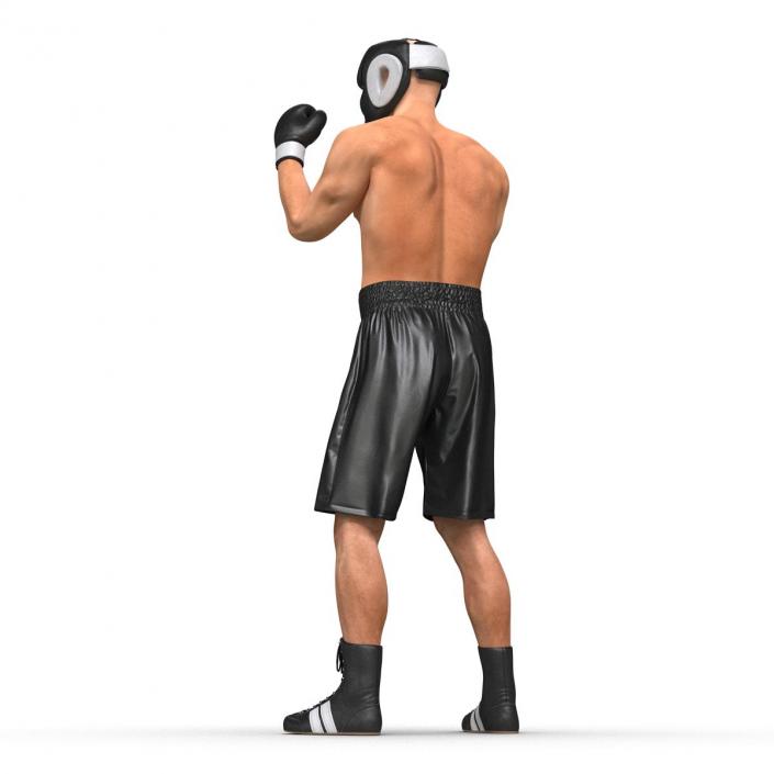 Adult Boxer Man Pose 2 3D