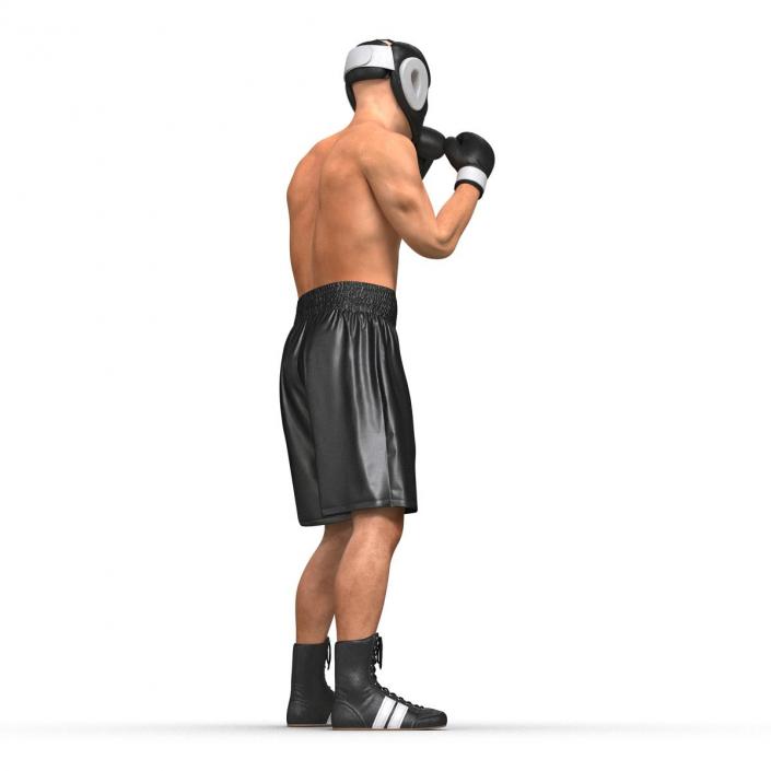 Adult Boxer Man Pose 2 3D