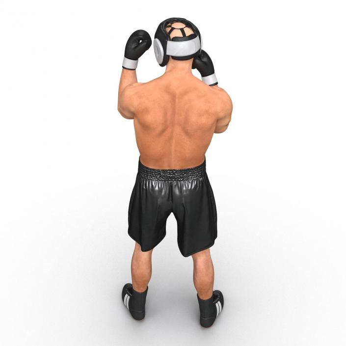 Adult Boxer Man Pose 2 3D