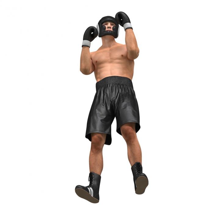 Adult Boxer Man Pose 2 3D