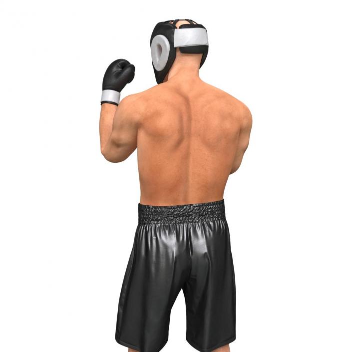 Adult Boxer Man Pose 2 3D