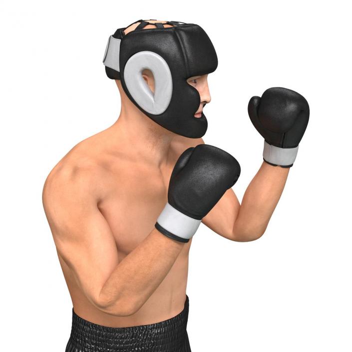 Adult Boxer Man Pose 2 3D