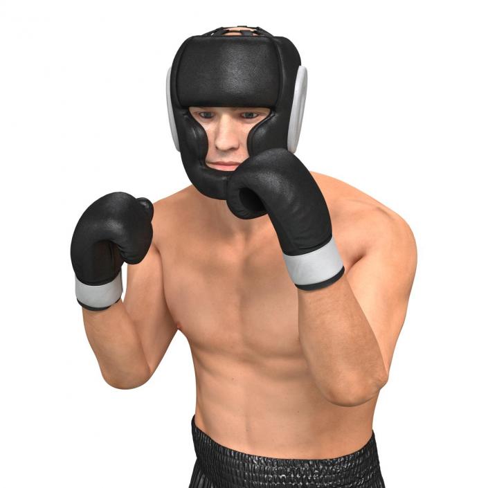 Adult Boxer Man Pose 2 3D