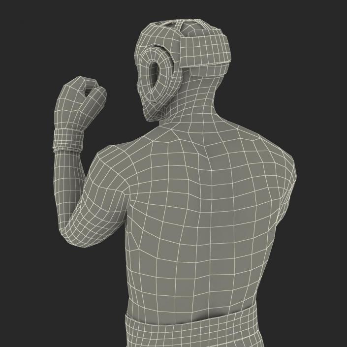 Adult Boxer Man Pose 2 3D