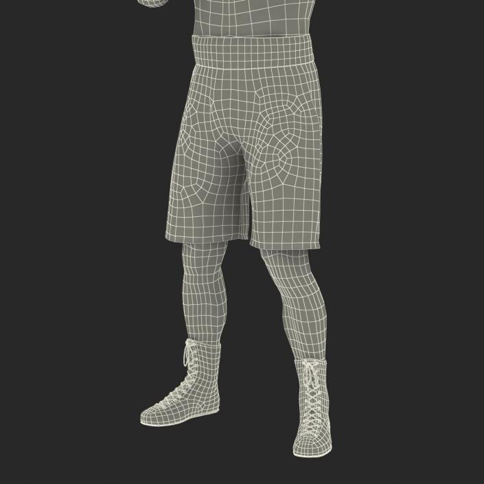 Adult Boxer Man Pose 2 3D