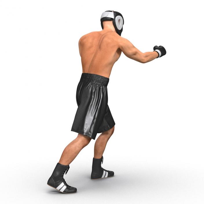 Adult Boxer Man Pose 3 3D