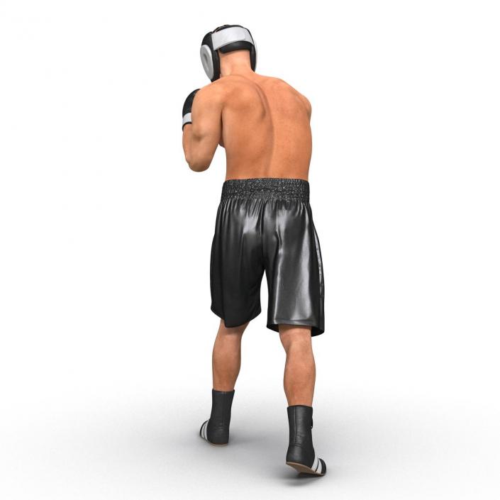 Adult Boxer Man Pose 3 3D