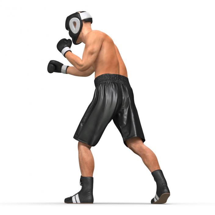 Adult Boxer Man Pose 3 3D