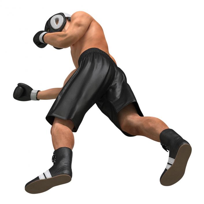 Adult Boxer Man Pose 3 3D