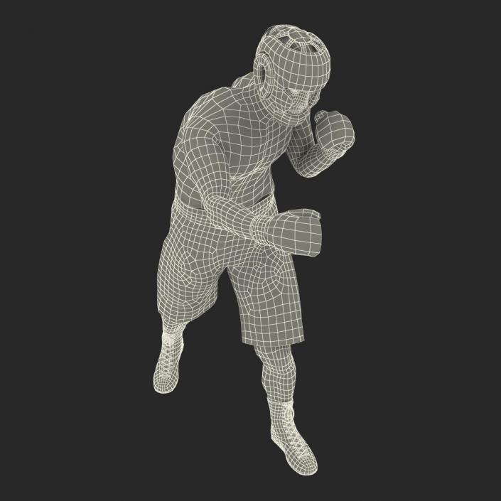 Adult Boxer Man Pose 3 3D