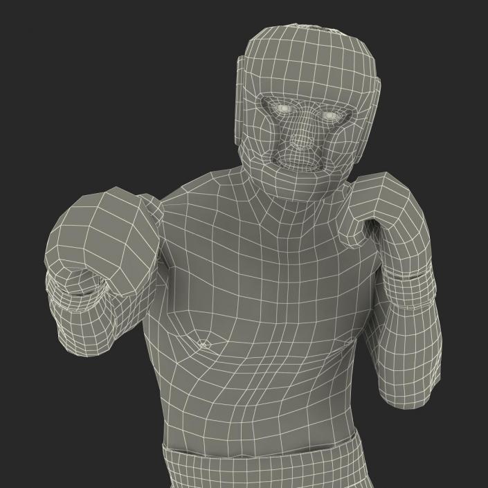 Adult Boxer Man Pose 3 3D