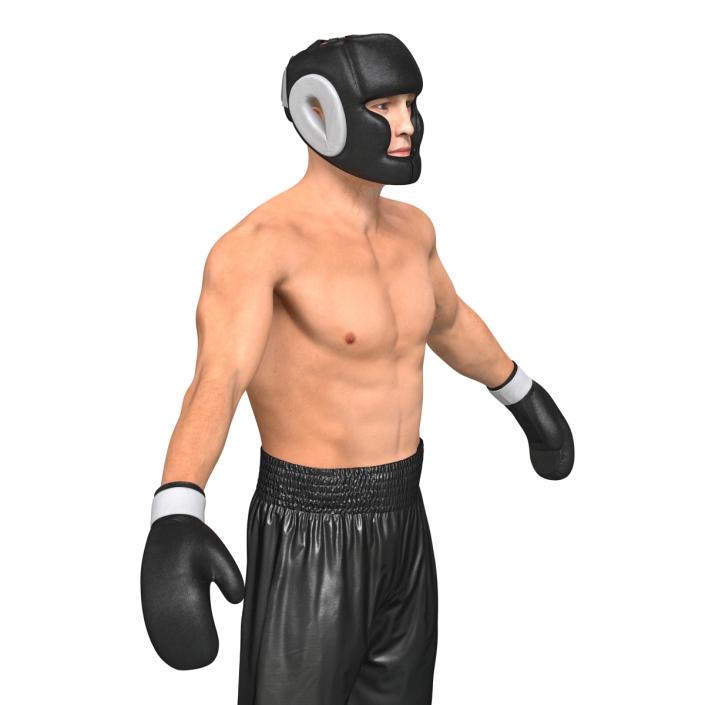 3D model Adult Boxer Man