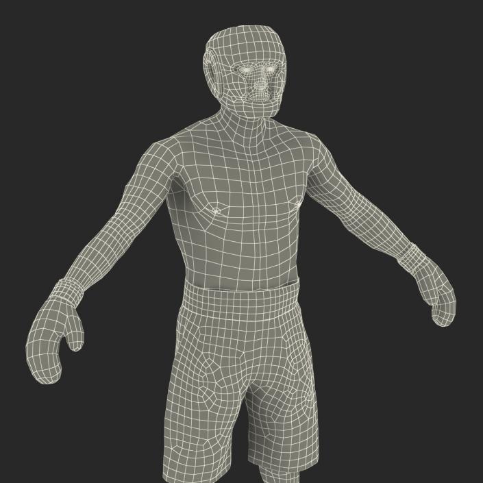 3D model Adult Boxer Man