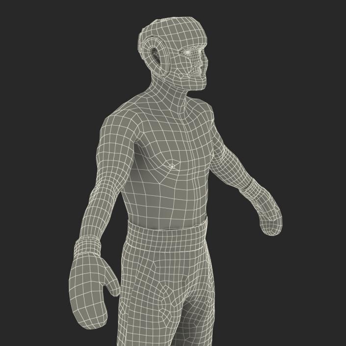 3D model Adult Boxer Man