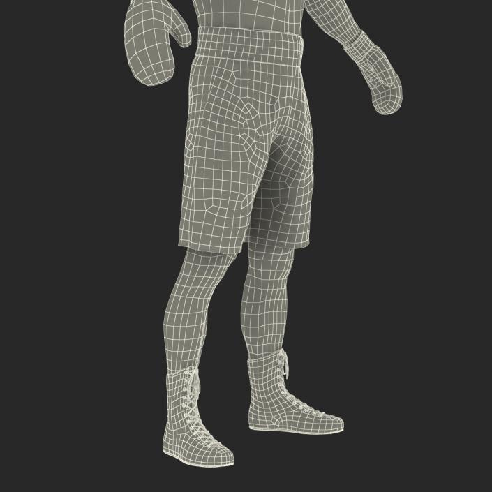 3D model Adult Boxer Man