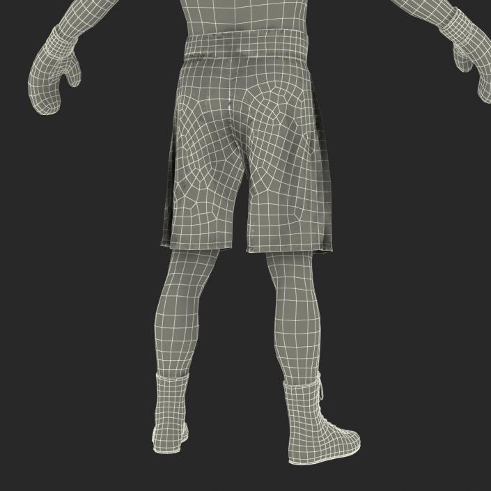 3D model Adult Boxer Man