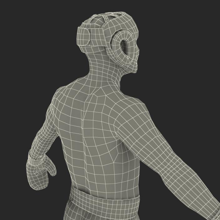 3D model Adult Boxer Man