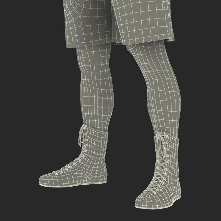 3D model Adult Boxer Man