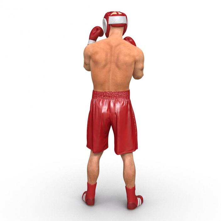 3D Boxer Man Pose 2