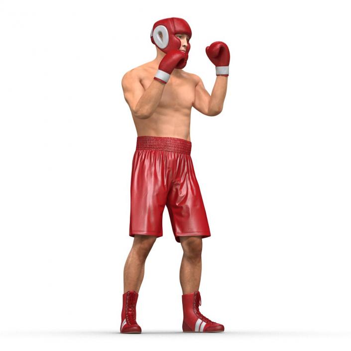 3D Boxer Man Pose 2