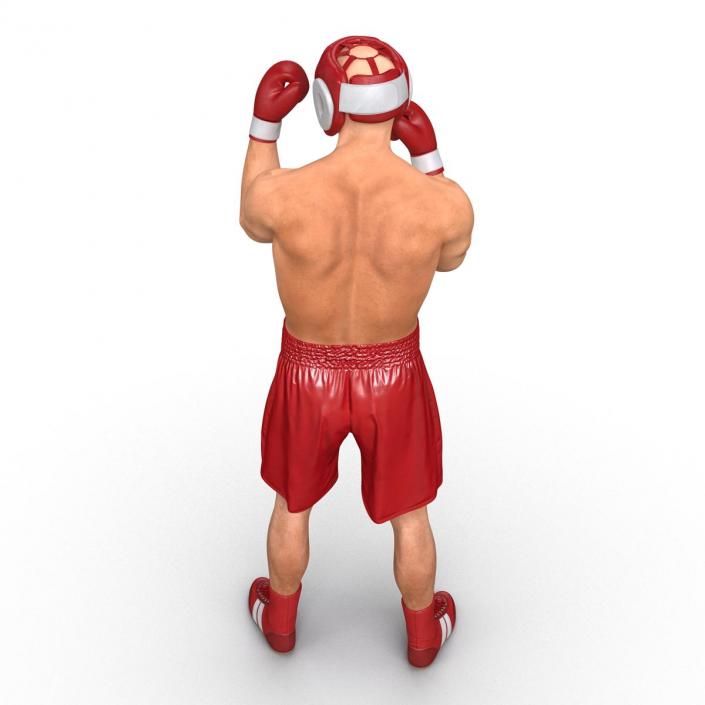 3D Boxer Man Pose 2