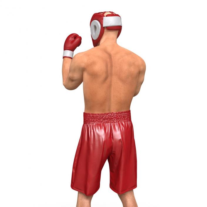 3D Boxer Man Pose 2