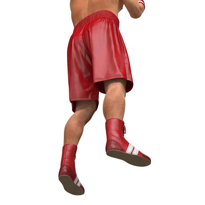 3D Boxer Man Pose 2