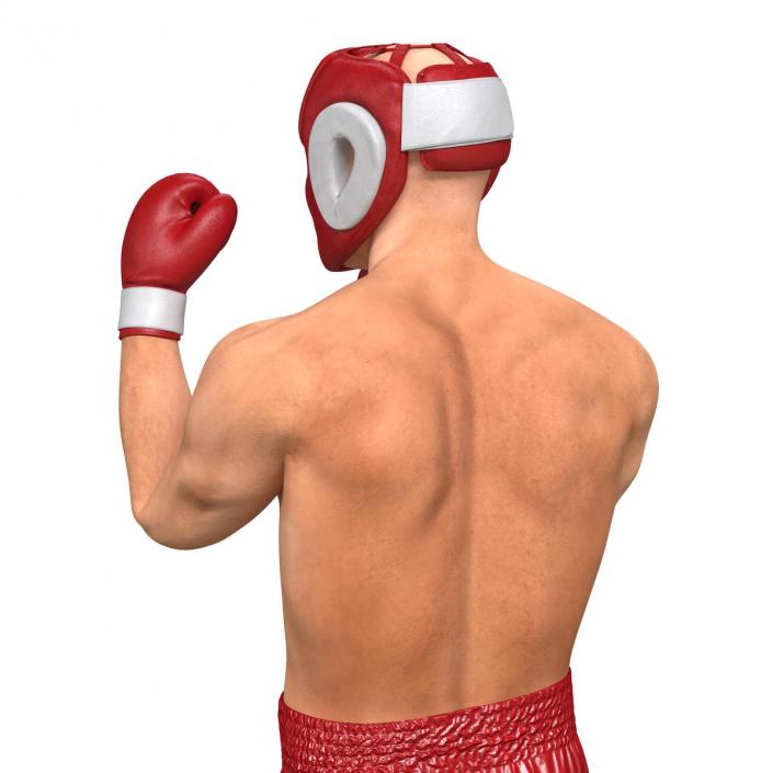 3D Boxer Man Pose 2