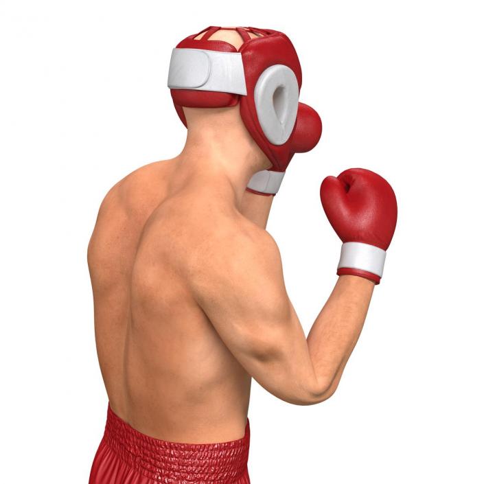 3D Boxer Man Pose 2