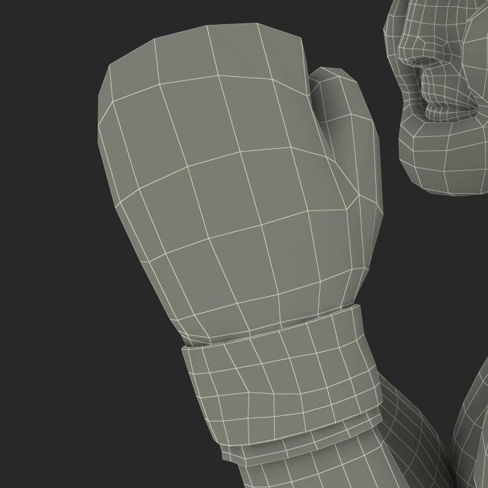 3D Boxer Man Pose 2