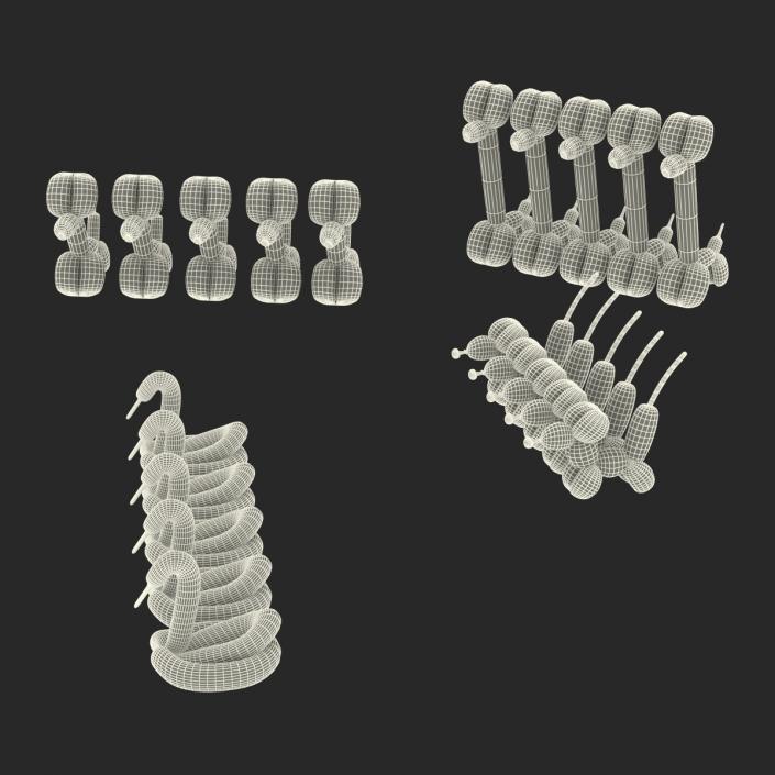 3D Balloon Animals Collection 2 model