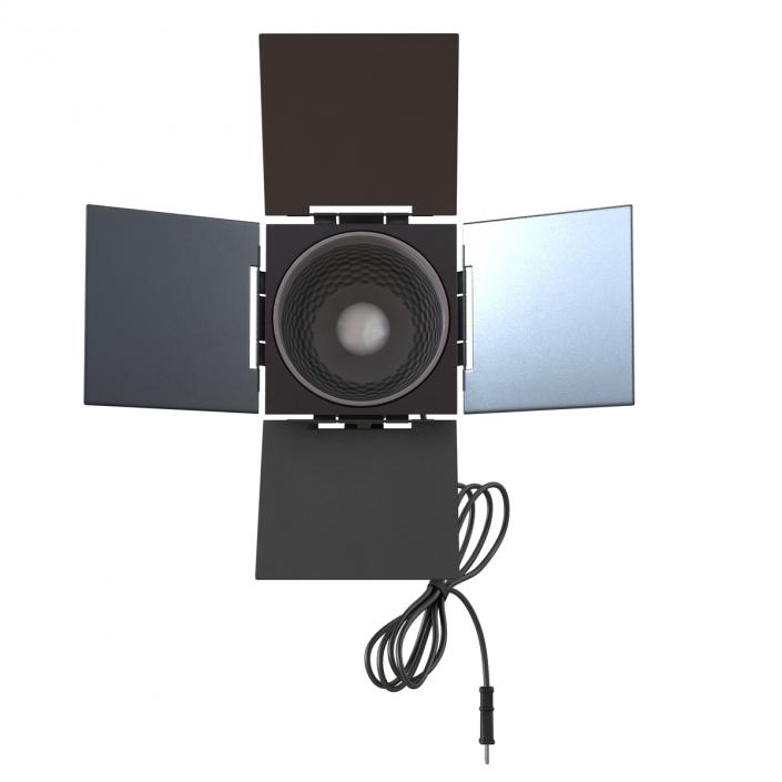 Barn Door Studio Light 2 3D model