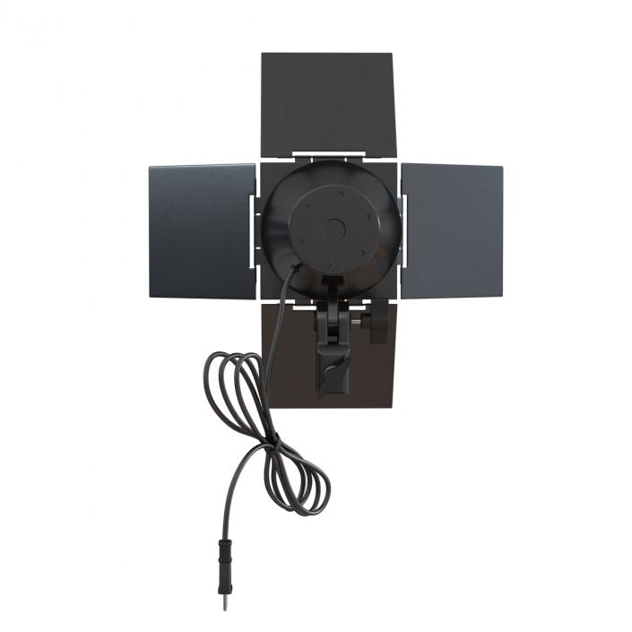 Barn Door Studio Light 2 3D model