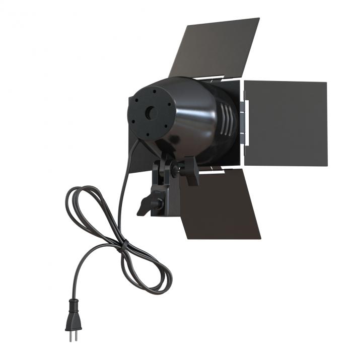 Barn Door Studio Light 2 3D model