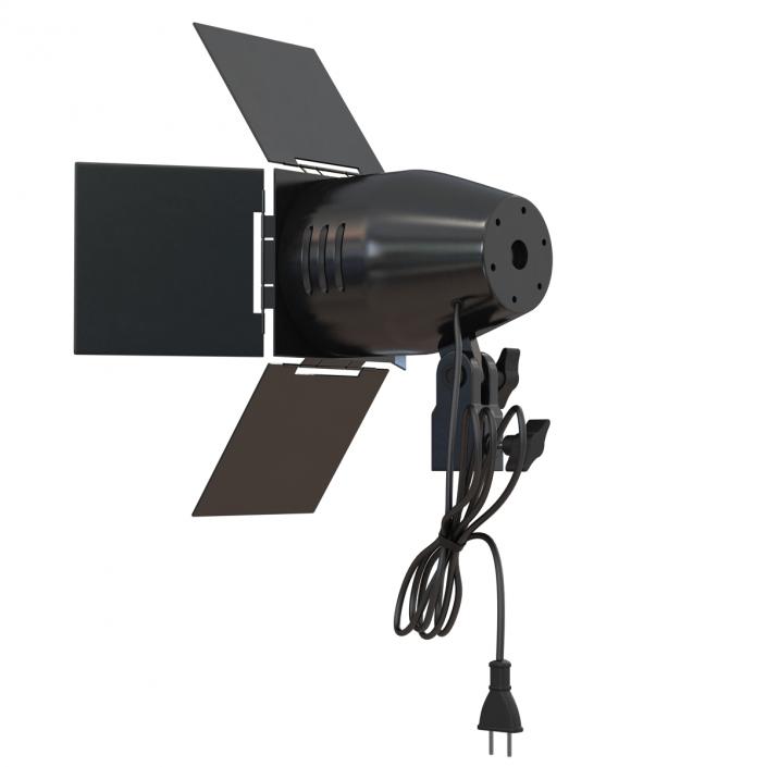 Barn Door Studio Light 2 3D model