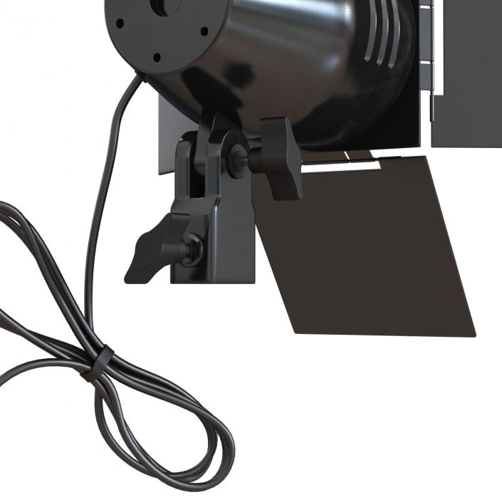 Barn Door Studio Light 2 3D model