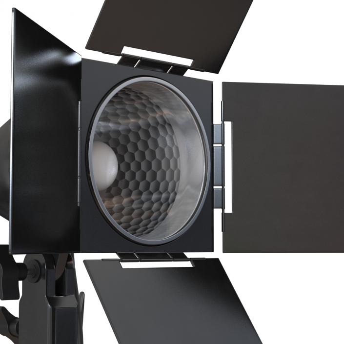 Barn Door Studio Light 2 3D model