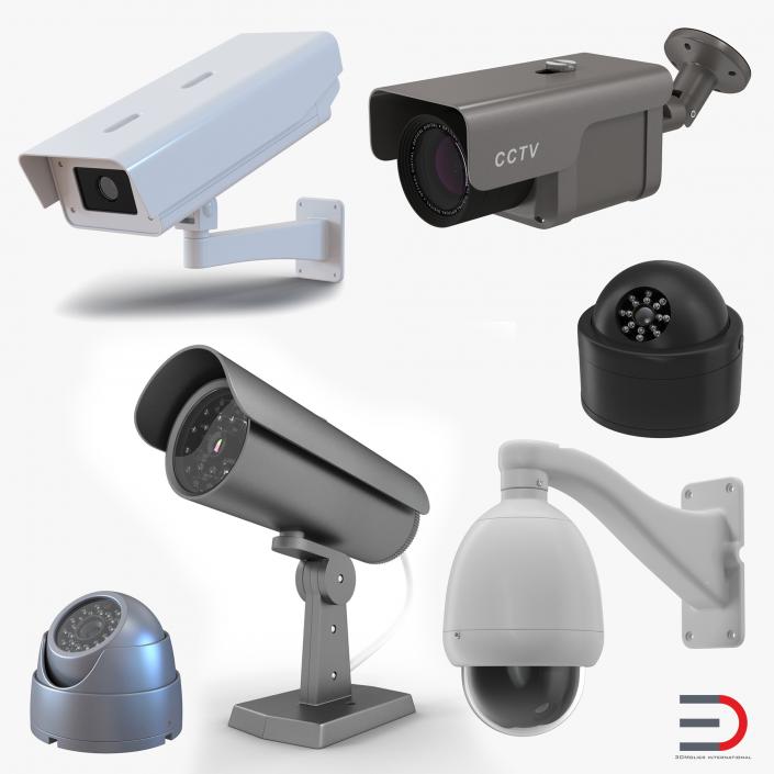 3D model CCTV Cameras Collection 2