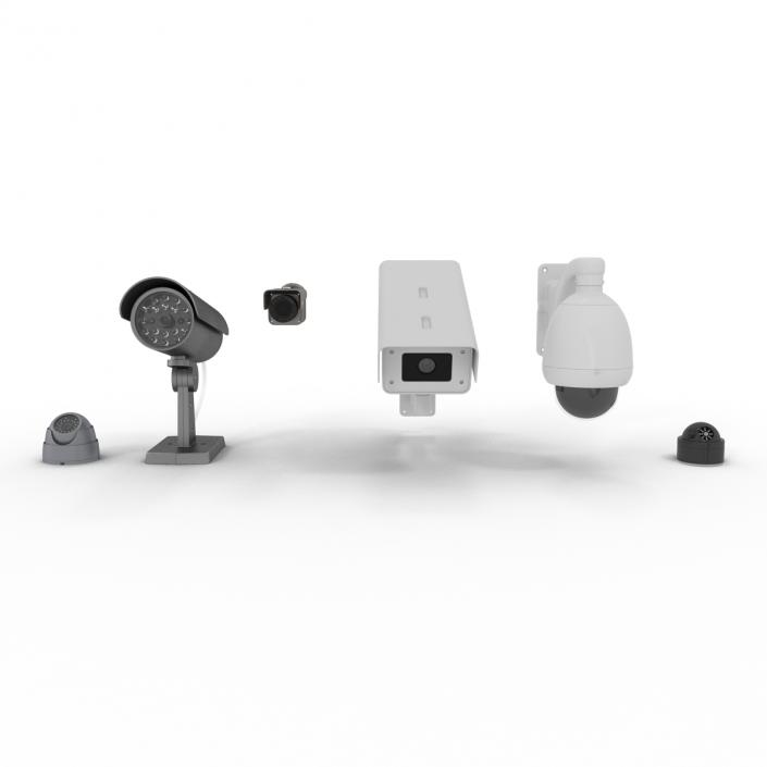 3D model CCTV Cameras Collection 2