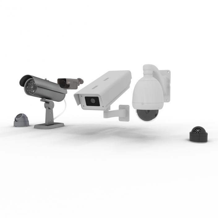 3D model CCTV Cameras Collection 2