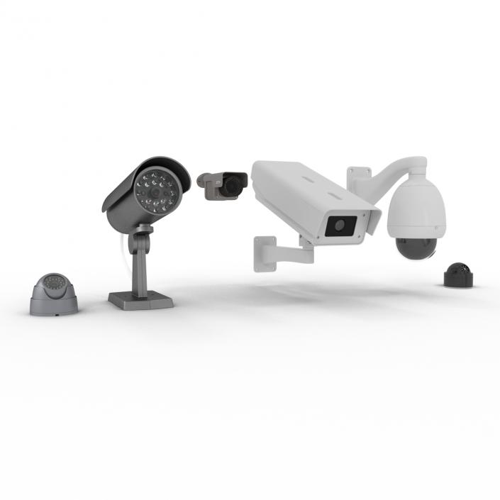 3D model CCTV Cameras Collection 2