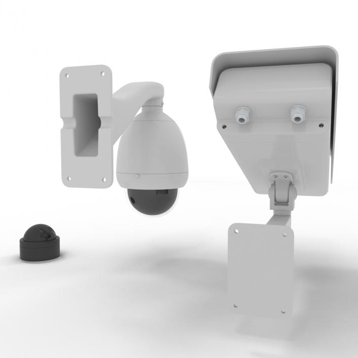 3D model CCTV Cameras Collection 2