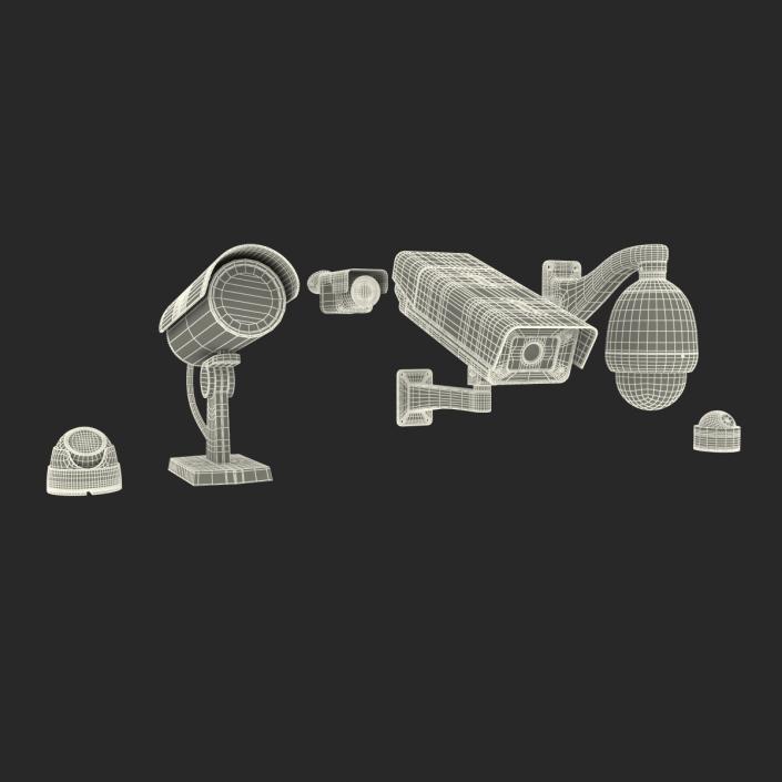 3D model CCTV Cameras Collection 2